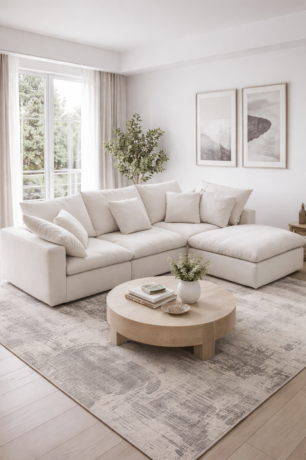 NEO Modular Sectional Sofa- Beige