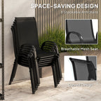 8-Piece Outdoor Patio Dining Set with Umbrella