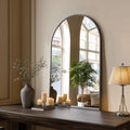 Black or Gold Arched Wall Mirror
