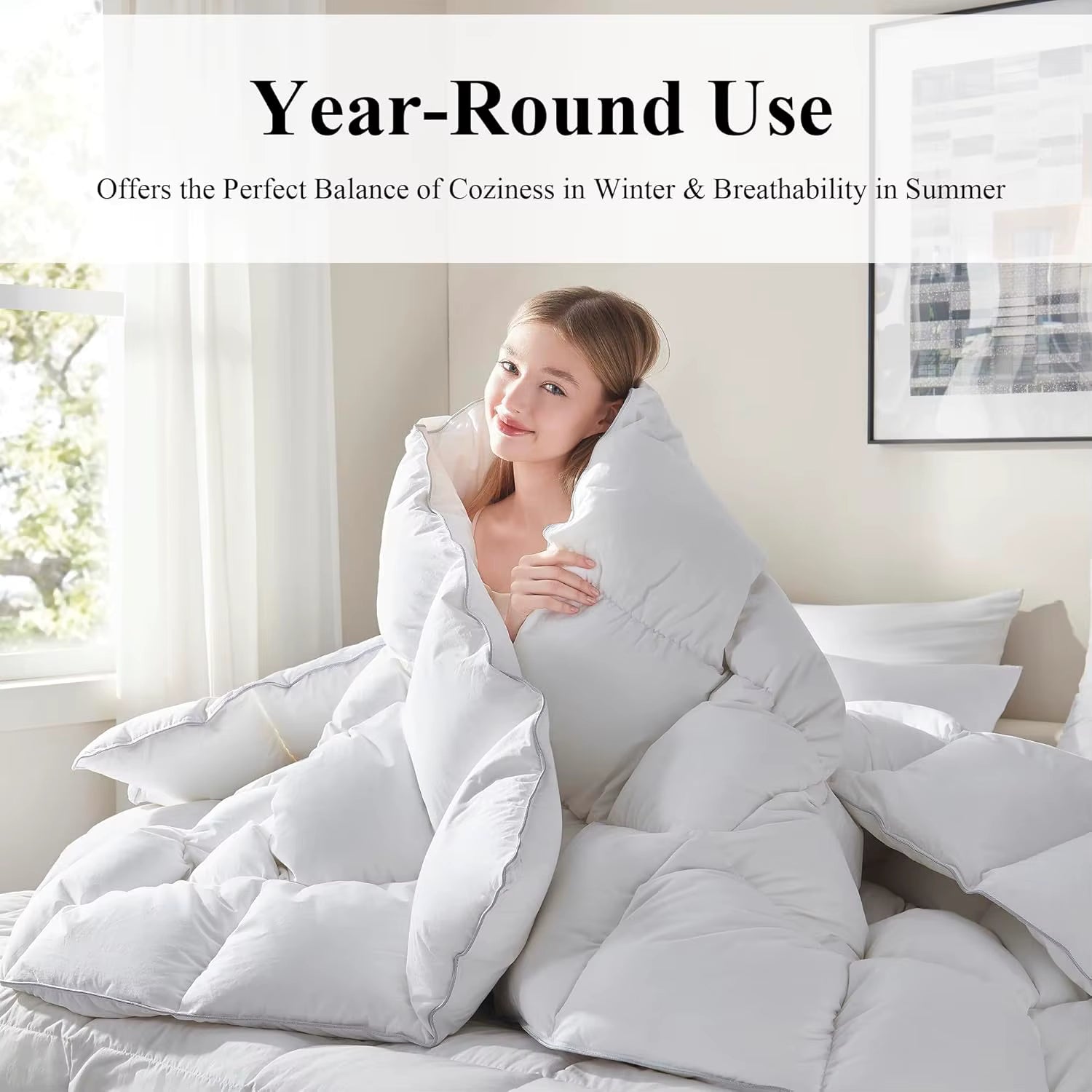 Cloud-Like Queen Comforter – Soft, Warm & Cozy All Year Long