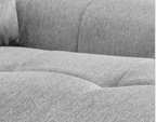 Roma Sectional – Light Grey (Right-Facing)