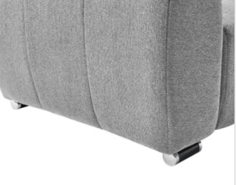 Roma Sectional – Light Grey (Right-Facing)