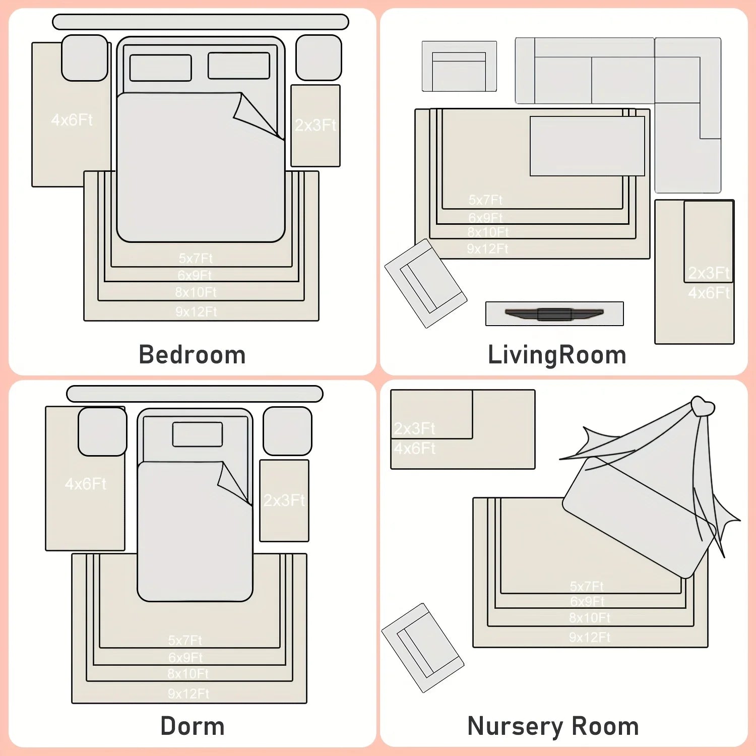 Ultra Soft Plush Area Rug