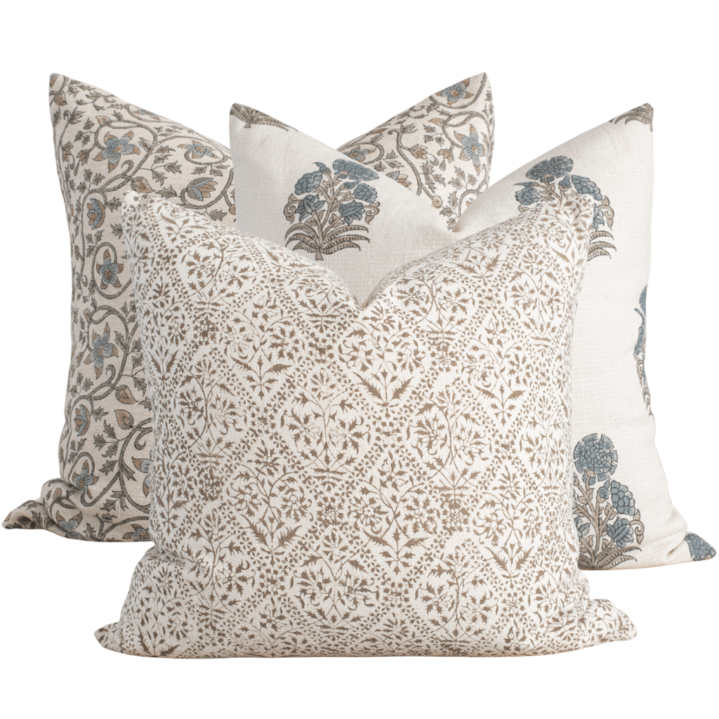 Willow Pillow Combination | Set of Three Pillow Covers