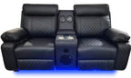 Baltimore Power Recliner Sofa Set- Black