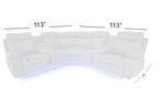 Chicago Power Sectional – Grey