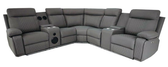 Chicago Power Sectional – Grey