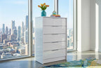 Florence Bedroom Collection – High Gloss White with LED Headboard