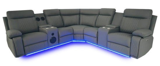 Chicago Power Sectional – Grey