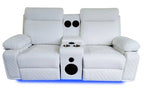Baltimore Power Recliner Sofa Set- White