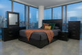 Allegro Bedroom Collection 7pcs – Matte Black