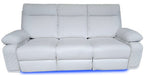 Baltimore Power Recliner Sofa Set- White