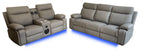 Baltimore Power Recliner Sofa Set- Grey