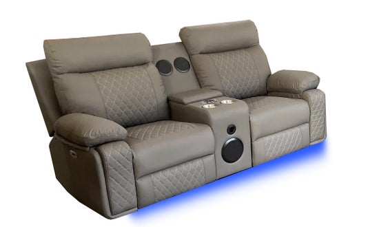 Baltimore Power Recliner Sofa Set- Grey