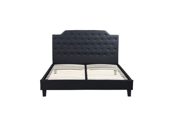 Classic Button Tufted Upholstered Platform Bed – Model SS8624