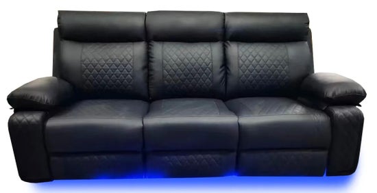 Baltimore Power Recliner Sofa Set- Black