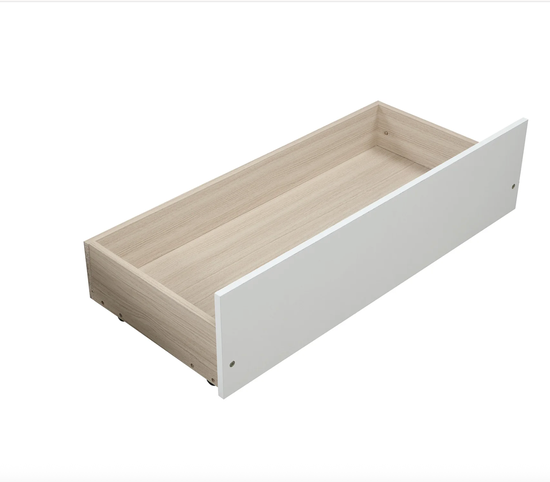Twin Platform Storage Bed with Headboard & 2 Drawers