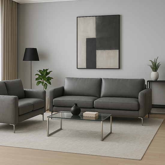 Noruega Sofa Set- Grey