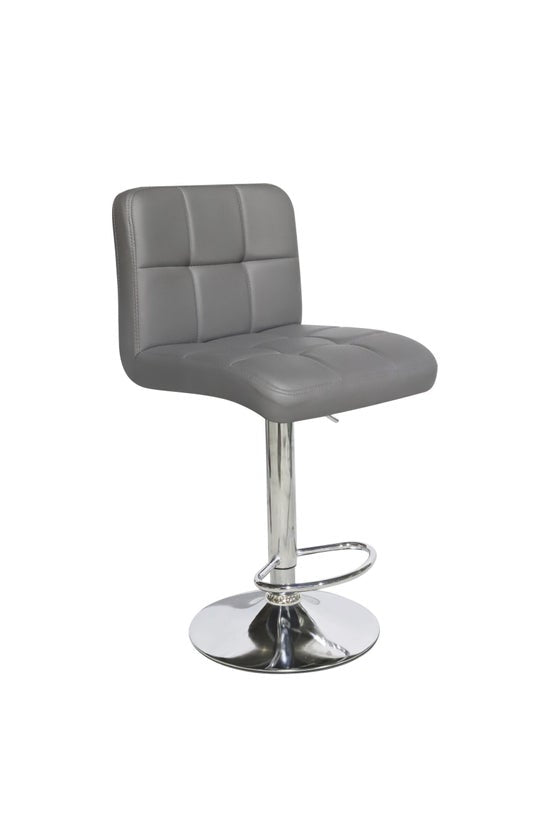 Modern Adjustable Bar Stools – Black (Set of 2)