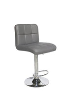 Modern Adjustable Bar Stools – Black (Set of 2)