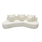 Grace Curved Sectional Sofa- Beige