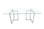 Zuri Modern 6-Seater Glass Dining Table