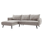 Paris Sectional – Dark Grey