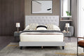 The Brielle Modern Platform Bed – White Model SS8137