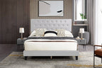 The Brielle Modern Platform Bed – White Model SS8137