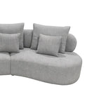 Grace Curved Sectional Sofa- Grey