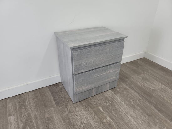 Promo Nightstand without Handles- Light Grey Charcoal