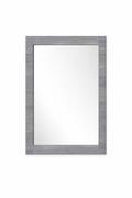 Modern Framed Dresser Mirror – Light Charcoal Grey
