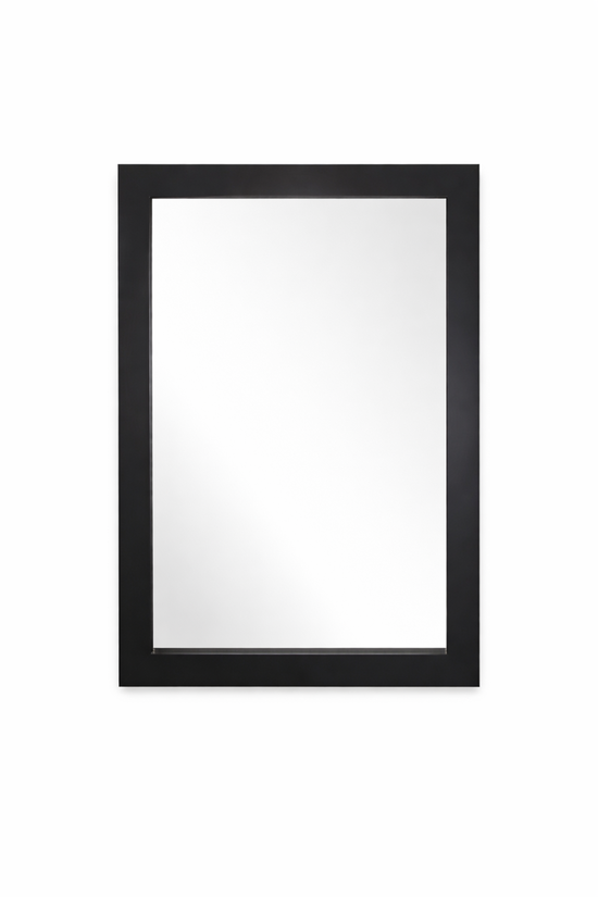 Modern Framed Dresser Mirror – Black