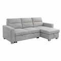Daniel Reversible Sleeper Sectional – Grey