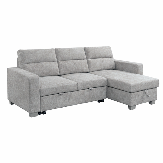 Daniel Reversible Sleeper Sectional – Grey