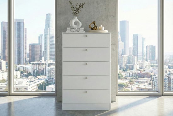 Milano Chest – White Matte