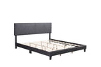 Modern Upholstered Platform Bed – Black Model SS8136