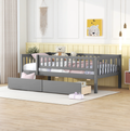 Twin Platform Storage Bed with Headboard & 2 Drawers