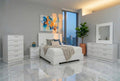 Allegro Bedroom Collection 7pcs – Matte White