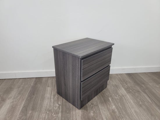 Promo Nightstand without Handles -Dark Grey Charcoal