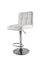 Modern Adjustable Bar Stools – Black (Set of 2)