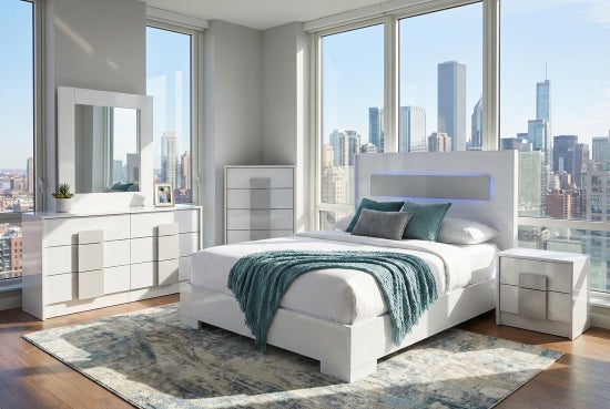 Palermo Bedroom Collection – Modern High-Gloss