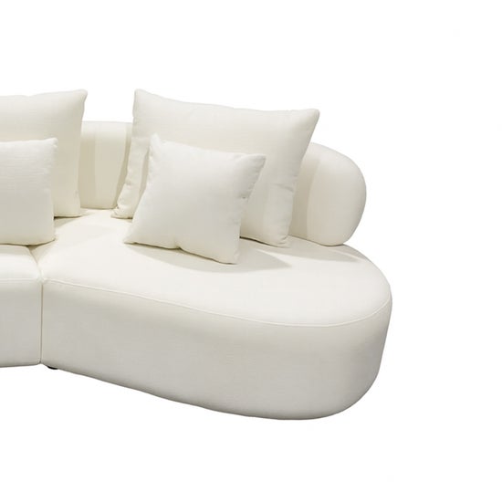 Grace Curved Sectional Sofa- Beige