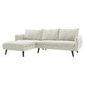 Paris Sectional – Light Beige Left Facing