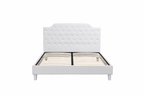 Classic Button Tufted Upholstered Platform Bed – Model SS8624