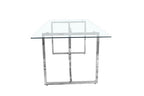 Zuri Modern 6-Seater Glass Dining Table