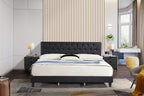 The Brielle Modern Platform Bed – Black Model SS8137