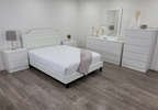 Promo 6-Piece Bedroom Set without Handles – White