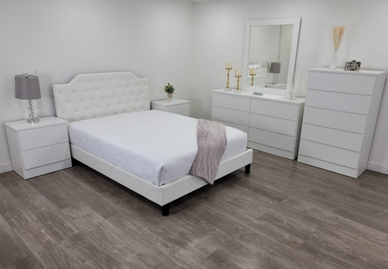 Promo 6-Piece Bedroom Set without Handles – White