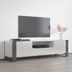 Vesta TV Stand White – Grey